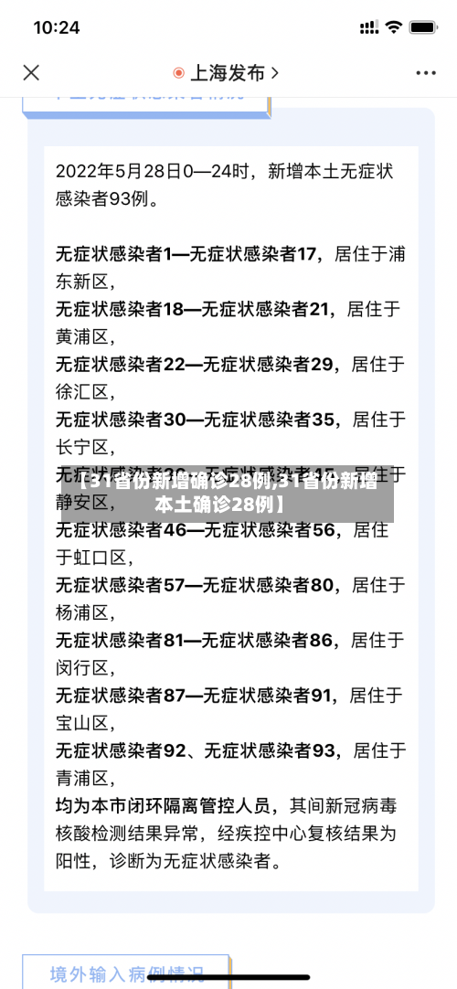 【31省份新增确诊28例,31省份新增本土确诊28例】