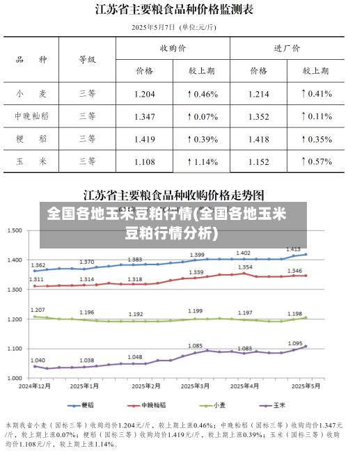 全国各地玉米豆粕行情(全国各地玉米豆粕行情分析)-第3张图片