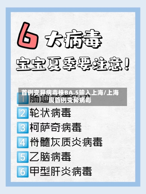 首例变异病毒株BA.5输入上海/上海现首例变异病毒-第3张图片