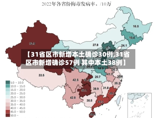 【31省区市新增本土确诊30例,31省区市新增确诊57例 其中本土38例】