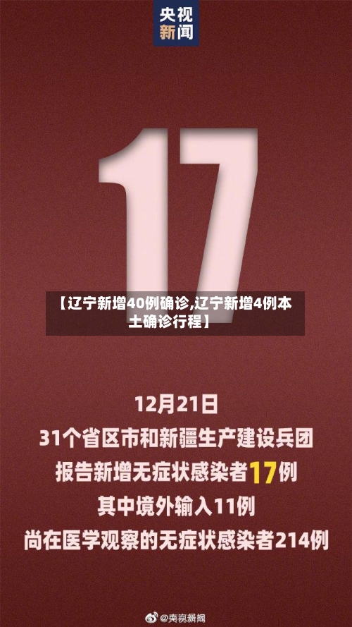 【辽宁新增40例确诊,辽宁新增4例本土确诊行程】-第3张图片