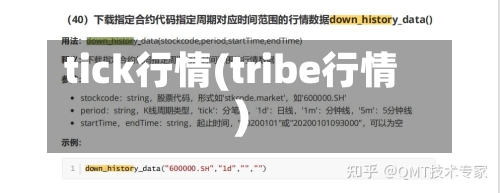 tick行情(tribe行情)