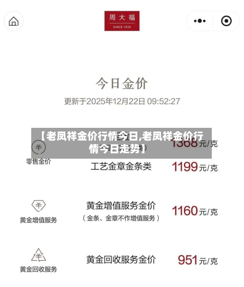【老凤祥金价行情今日,老凤祥金价行情今日走势】-第2张图片