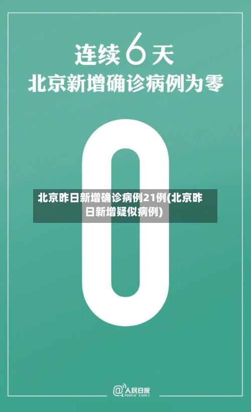 北京昨日新增确诊病例21例(北京昨日新增疑似病例)