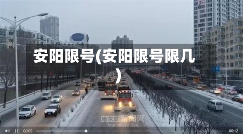 安阳限号(安阳限号限几)