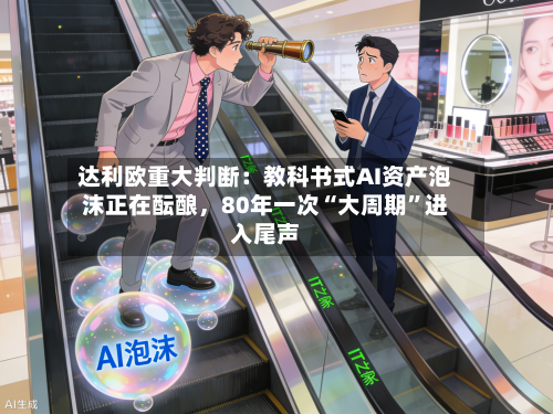 达利欧重大判断：教科书式AI资产泡沫正在酝酿，80年一次“大周期”进入尾声