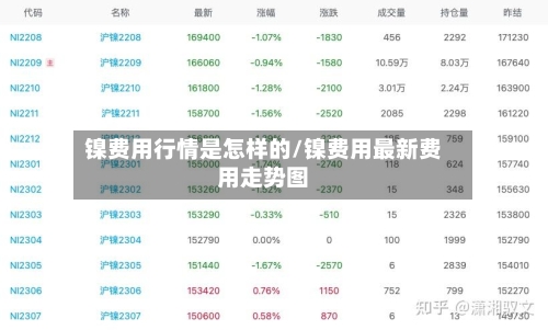 镍费用行情是怎样的/镍费用最新费用走势图-第3张图片