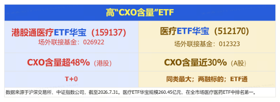 CXO带飞医疗，华宝基金医疗ETF（512170）劲涨3%再创阶段新高！多股涨超10%，凯莱英涨停封板